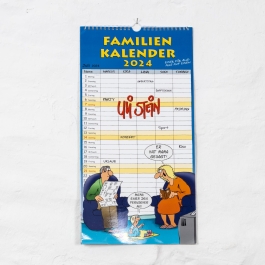 Uli Stein Familienkalender 2024: Familienplaner mit 5 Spalten