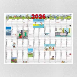 Uli Stein Jahresplaner 2026: Posterkalender