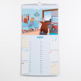 Uli Stein Küchenkalender 2027: Monatskalender für die Wand