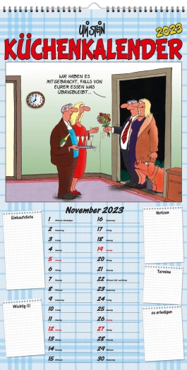 Uli Stein – Küchenkalender 2023: Monatskalender für die Wand