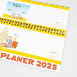 Uli Stein – Wochenplaner 2023: Tischkalender