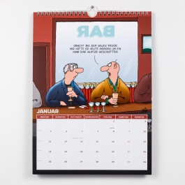 Uli Stein Rentnerkalender 2027: Monatskalender für die Wand