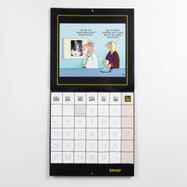 Uli Stein Schwarzer Kalender 2025: Monatskalender für die Wand