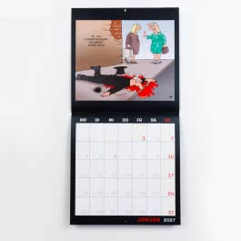 Uli Stein Schwarzer Kalender 2027: Monatskalender für die Wand