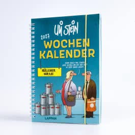 Uli Stein Wochenkalender 2027: Taschenkalender mit Spiralbindung und Gummiband