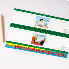 Uli Stein Wochenplaner 2026: Tischkalender