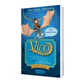 Vico Drachenbruder Doppelband – Enthält die Bände: Das Geheimnis des funkelnden Amuletts (Band 1) / Angriff des schwarzen Drachen (Band 2)