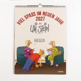 Viel Spaß im neuen Jahr 2027 mit Uli Stein by CheekYmouse: Monatsplaner mit komplett neuen Cartoons