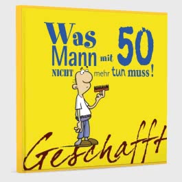 Geschafft: Was Mann mit 50 nicht mehr tun muss!