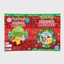 Pokémon Activity-Buch: Weihnachtlicher Malspaß