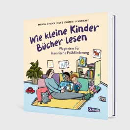 Wie kleine Kinder Bücher lesen