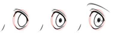 Manga zeichen lernen Auge 14