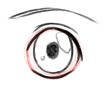 Manga zeichen lernen Auge 8