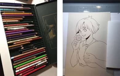 Manga zeichnen lernen Koloration 1