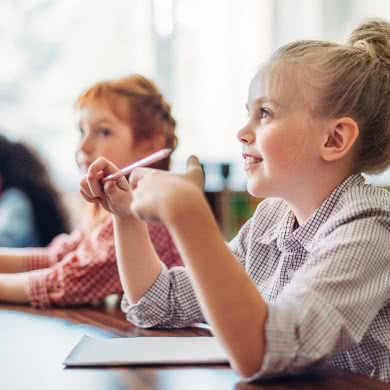 Mädchen in der Schule