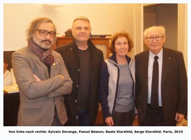 Sylvain Dorange Pascal Besson Beate Klarsfeld Serge Klarsfeld