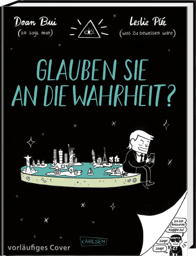 Comic Glauben sie an die Wahrheit