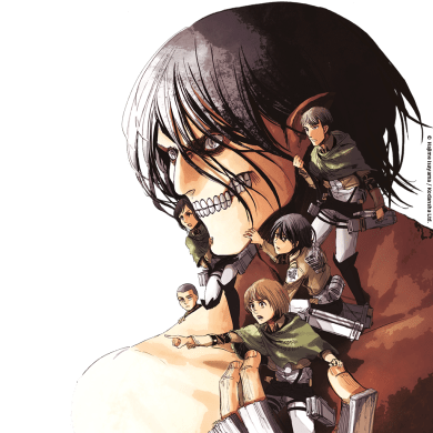 Eren Jäger Mikasa Ackermann Adrian Arlert