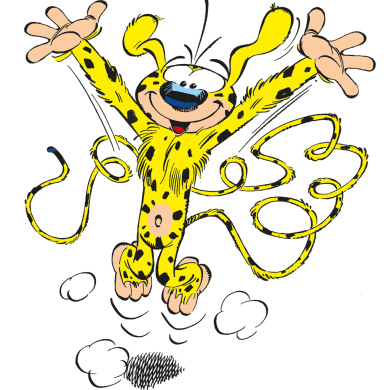 Marsupilami freu sich