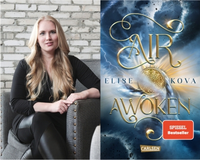 „Air Awoken“ – Die amerikanische Bestseller-Autorin Elise Kova stellt im Gespräch mit der Buchbloggerin Anabelle Stehl ihren Fantasy-Roman erstmals dem deutschen Publikum vor.