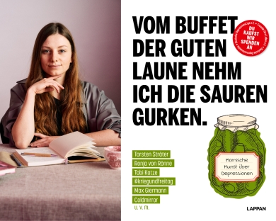 Der Frankfurt-Abend u.a. mit Lara Ermer zu „Vom Buffet der guten Laune nehm ich die sauren Gurken.“