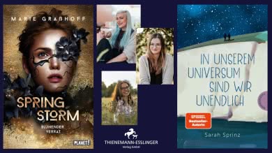 Queere Protagonist:innen in der Jugendliteratur – Sarah Sprinz und Marie Graßhoff im Gespräch mit Julia Fraczek über ihre aktuellen Romanen