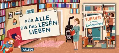 Werbebanner ZUHAUSE IN UNSERER BUCHHANDLUNG 518x230px