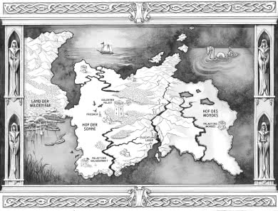 Landkarte Faerie aus "Court of Sun"