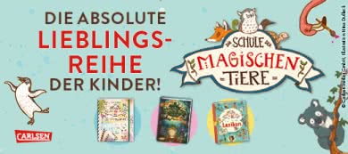 Werbebanner 10 JAHRE DIE SCHULE DER MAGISCHEN TIERE 518x230px