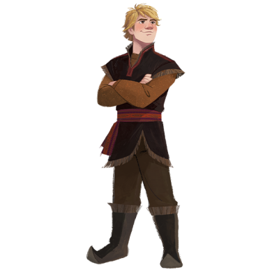 Auf dem Bild sieht man Kristoff aus dem Film Frozen