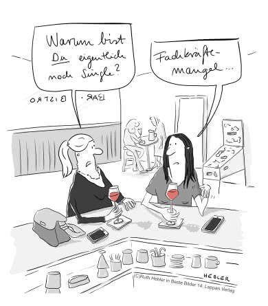 Platz 3 von Ruth Hebler - Deutscher Cartoonspreis 2023