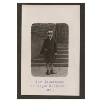 Colubmusstraße: Eberhard in seiner Schulzeit