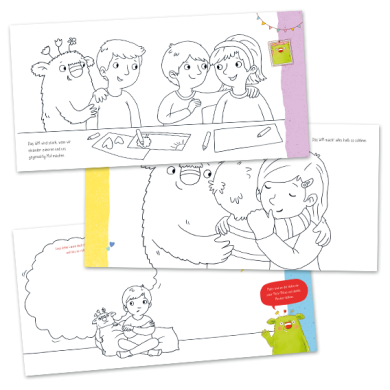Das kleine wir ausmalbilder aus dem das kleine Wir Malbuch