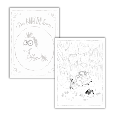 Neinhorn Ausmalbilder zum Download