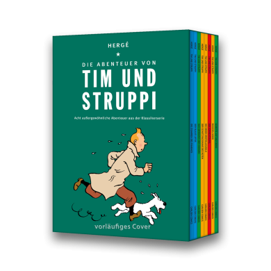 Die Abenteuer von Tim und Struppi im Softcover-Schuber