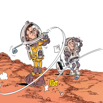 Elon & Jeff on Mars