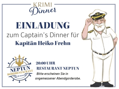 Krimi-Dinner-Buch: Tödliches Captain's Dinner