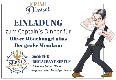 Krimi-Dinner-Buch: Tödliches Captain's Dinner