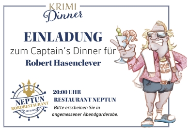 Krimi-Dinner-Buch: Tödliches Captain's Dinner