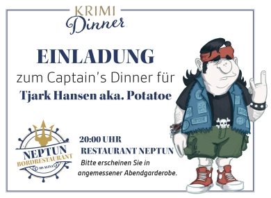 Krimi-Dinner-Buch: Tödliches Captain's Dinner