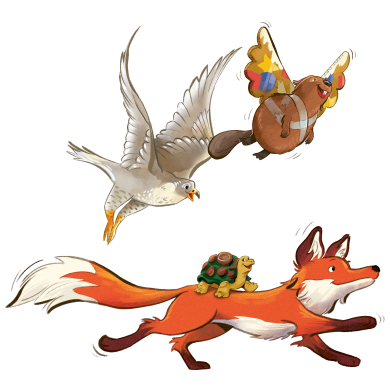 Tiere aus "Die Schule der magischen Tiere"