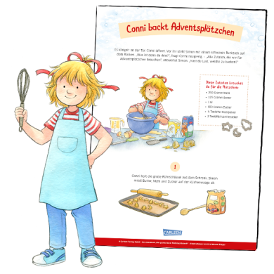 Conni backt Adventsplätzchen