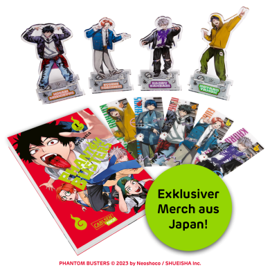 Phantom Busters Merch aus Japan