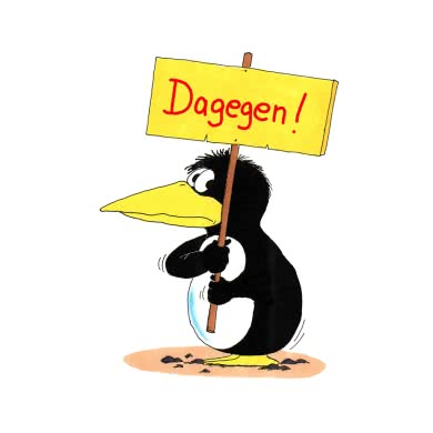 Uli Stein: Dagegen (Pinguin)