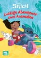 Cover von „Stitch: Lustige Abenteuer zum Ausmalen“