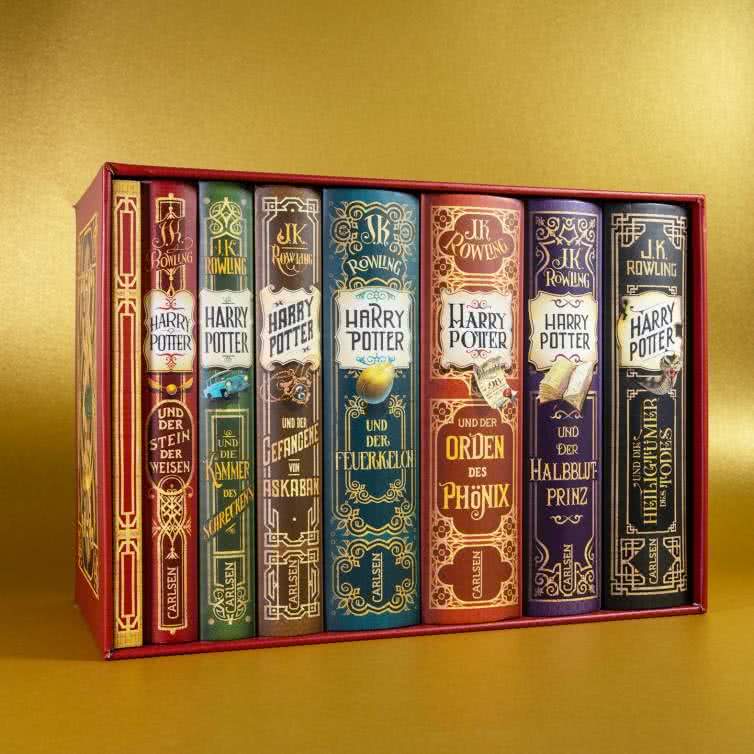 Harry Potter 德语版25周年纪念版7册套装_德语青少年读物_德语