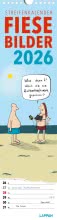 Cover von „Fiese Bilder Streifenkalender 2026: Monatskalender für die Wand“