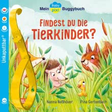 Cover von „Mein Baby-Pixi-Buggybuch: Findest du die Tierkinder?“