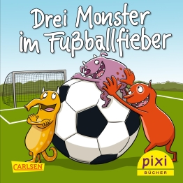 Cover von „Drei Monster im Fußballfieber“