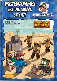 Cover von „Wüstenzombies – bis die Sonne sticht! Für Fans von Minecraft“